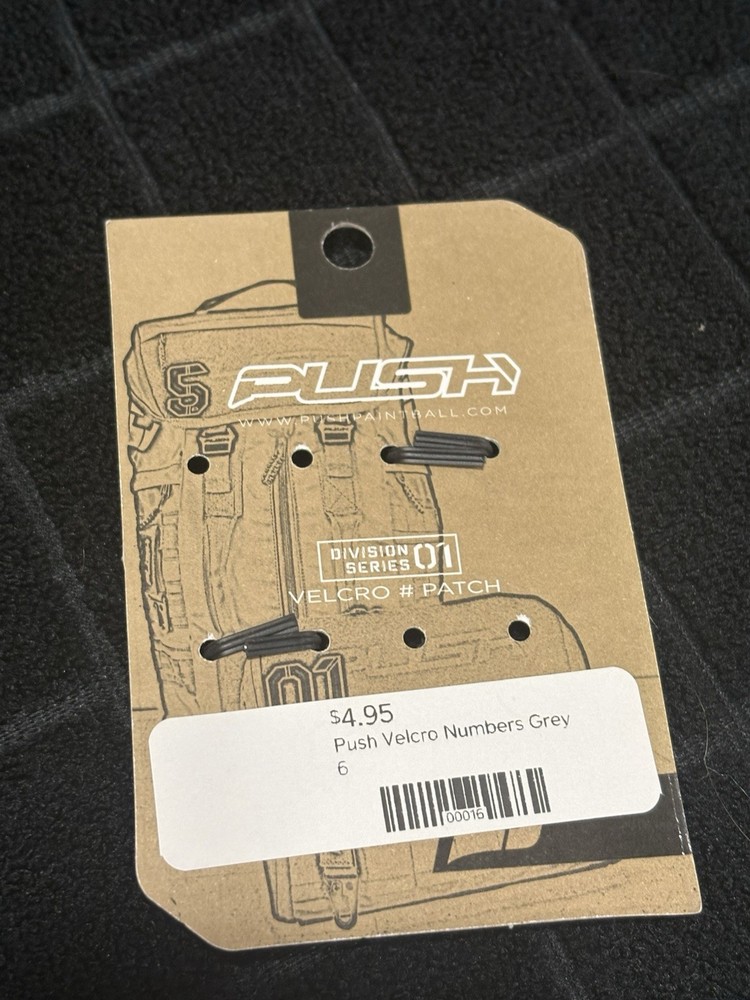 NEW Push Paintball Patch -#6- LAS