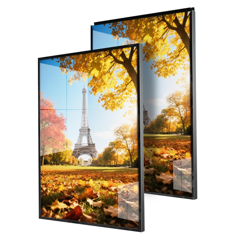 Poster Frame | 24x36 In, Black, Set of 2 | Front-Loading Metal Snap Frame | C...