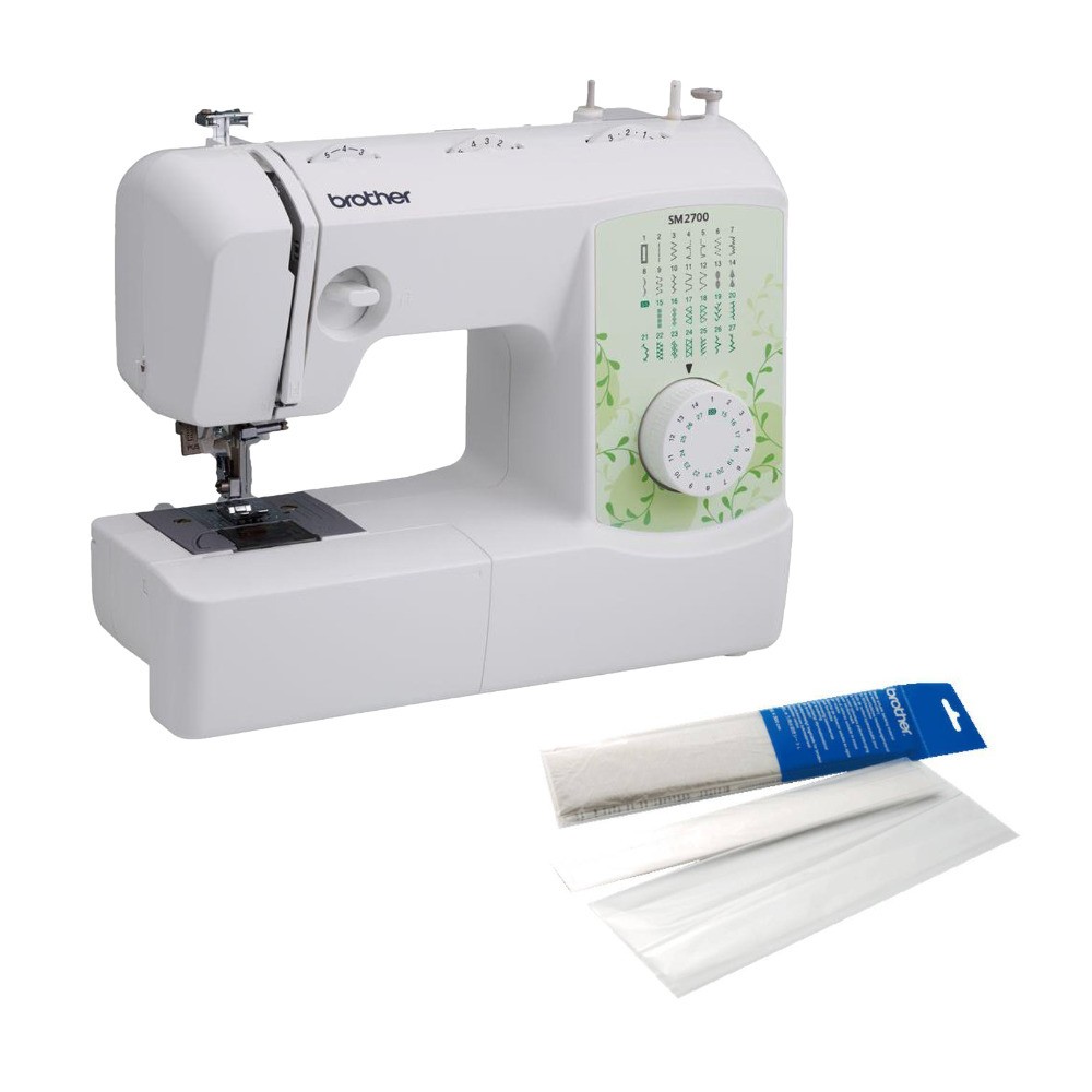 Brother SM2700 27-Stitch Sewing Machine Bundle with Stabilizer Roll