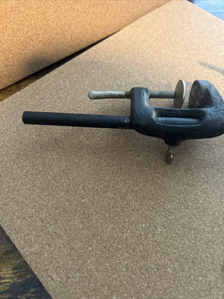 vintage thompson fly tying vise With Trigger Release, Cast Iron Quality 5a