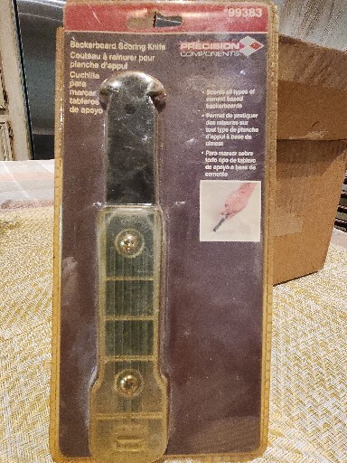 Precision components, backerboard knife score  Cement board, 49959