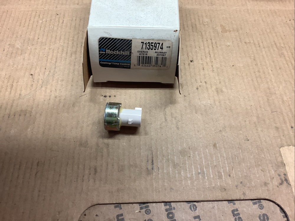 Nos A/C Compressor Cut-Out Switch-Pressure Switch Rockhill 35974