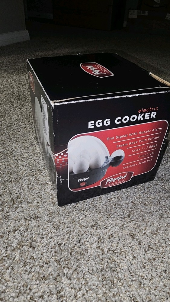 Parini Electric Egg Cooker Perfect for Hard Boiled Eggs Deviled Eggs