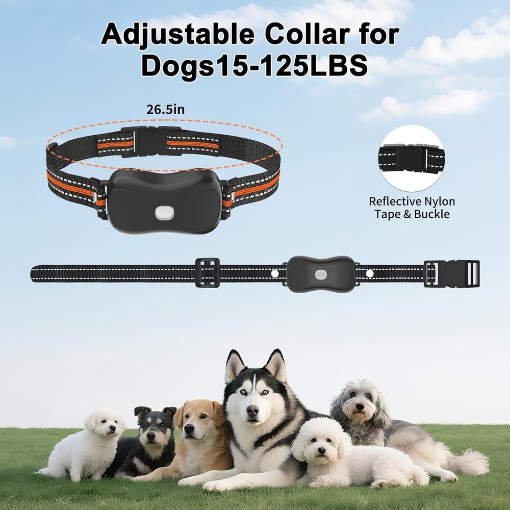 Dog Shock Collar with Remote Control - 4200 FT Remote Control Range, 15-125LBS