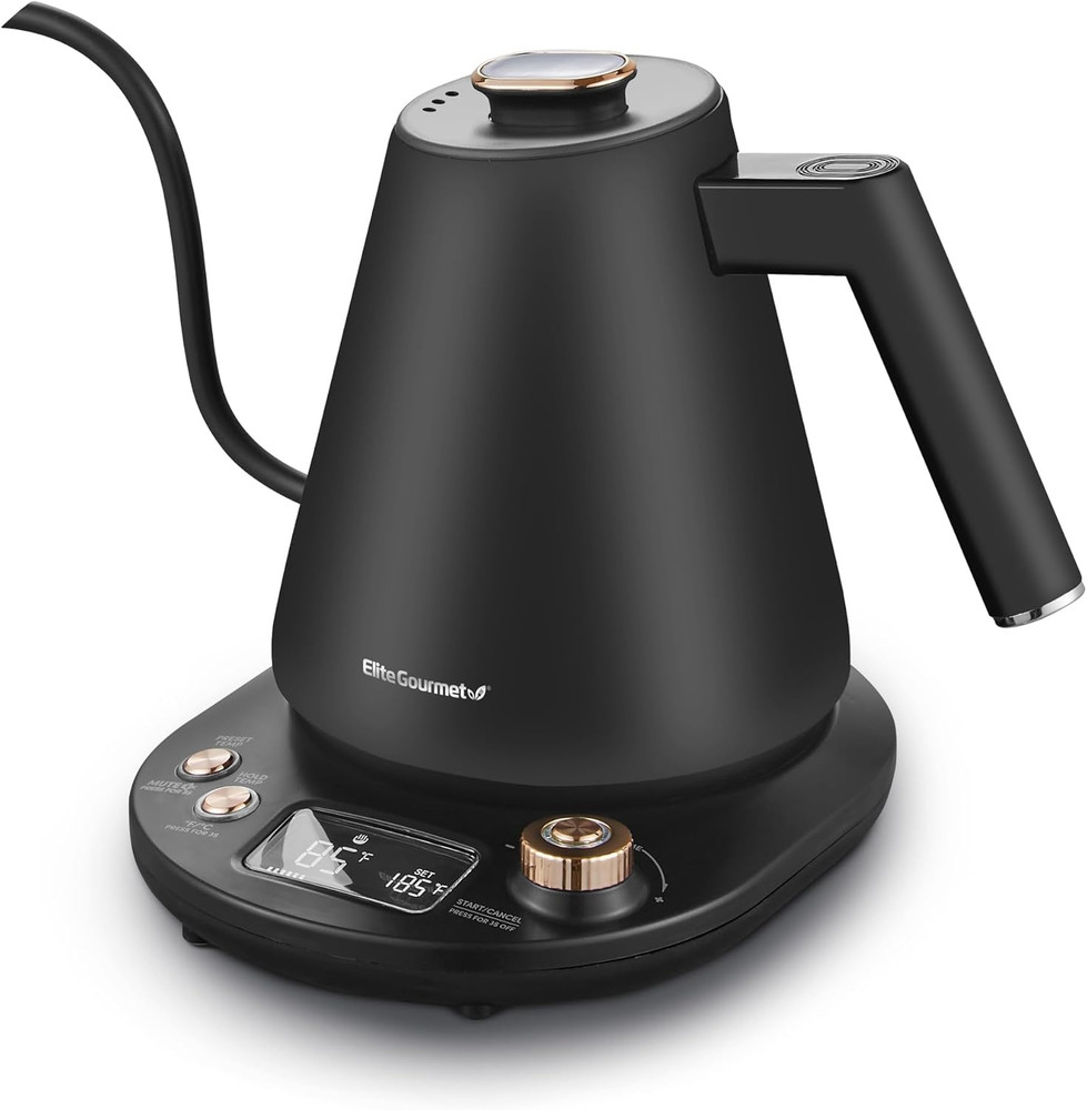EKT3001 1L Digital Water Kettle, 304 Stainless Steel Interior, Programmed Temper