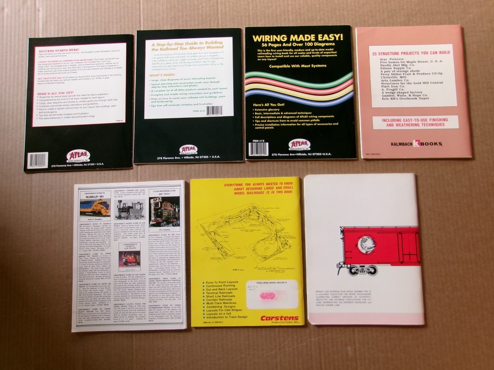 7 Model Railroading Books