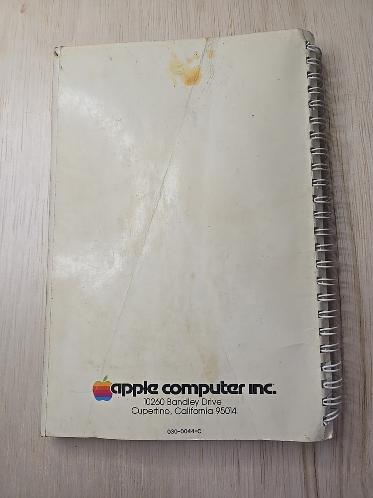 Vintage The Applesoft Tutorial Book