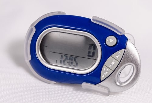 PE-771 Tri-Axis Multi-Function Pocket Pedometer (Blue) Each