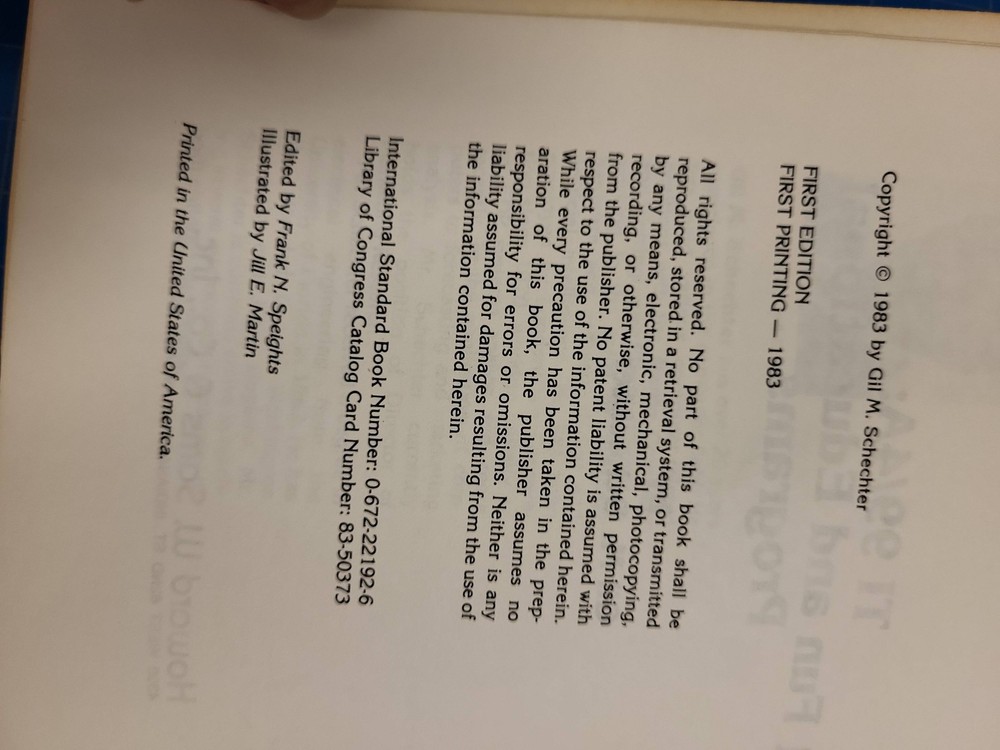 TI 99/4A 51 Fun Educational Programs Vintage Book 1983 SAMS Computer Software