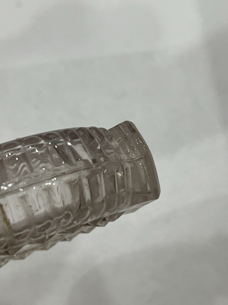 Vintage Embossed Star Perfume Bottle
