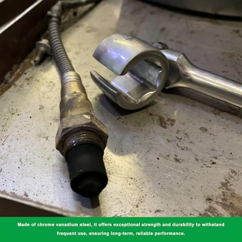 7/8" 22mm Oxygen Sensor Wrench, O2 Sensor Socket Removal Tool with Contour