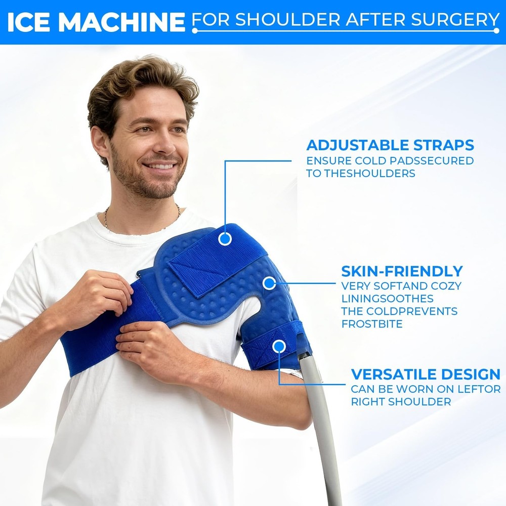 EONIX Cold Therapy Machine with Programmable Timer,Compact and Portable Ice M...