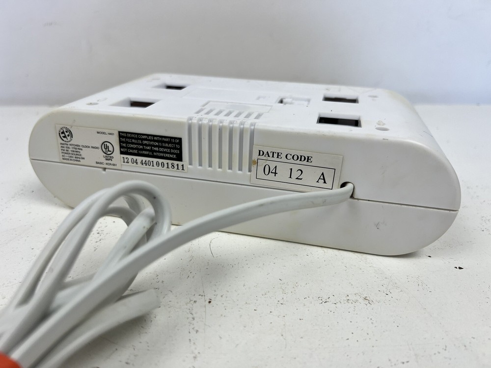 AM/FM kitchen clock radio basic KCR-001