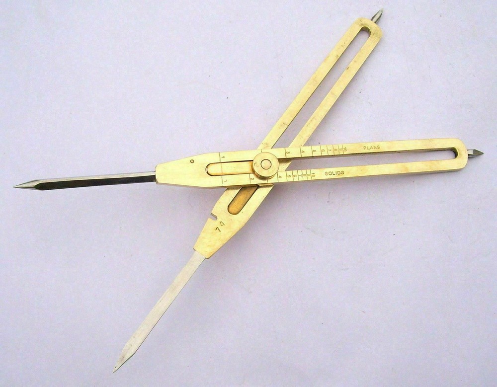 Brass Proportional Divider Engineer Drafting Scientific 9, Inches HANDMADE
