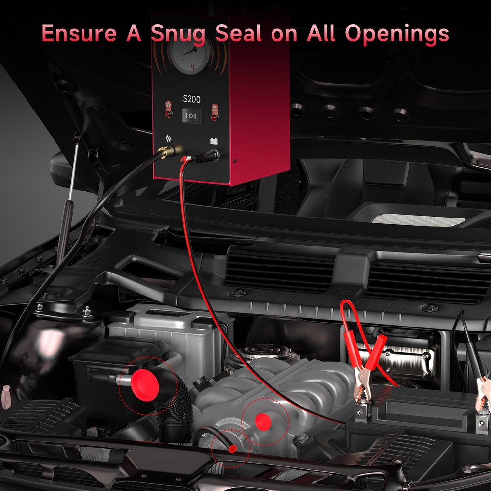 Auto EVAP System Smoke Machine Fuel Pipe Leaks Analyzer Tester Diagnostic Tool