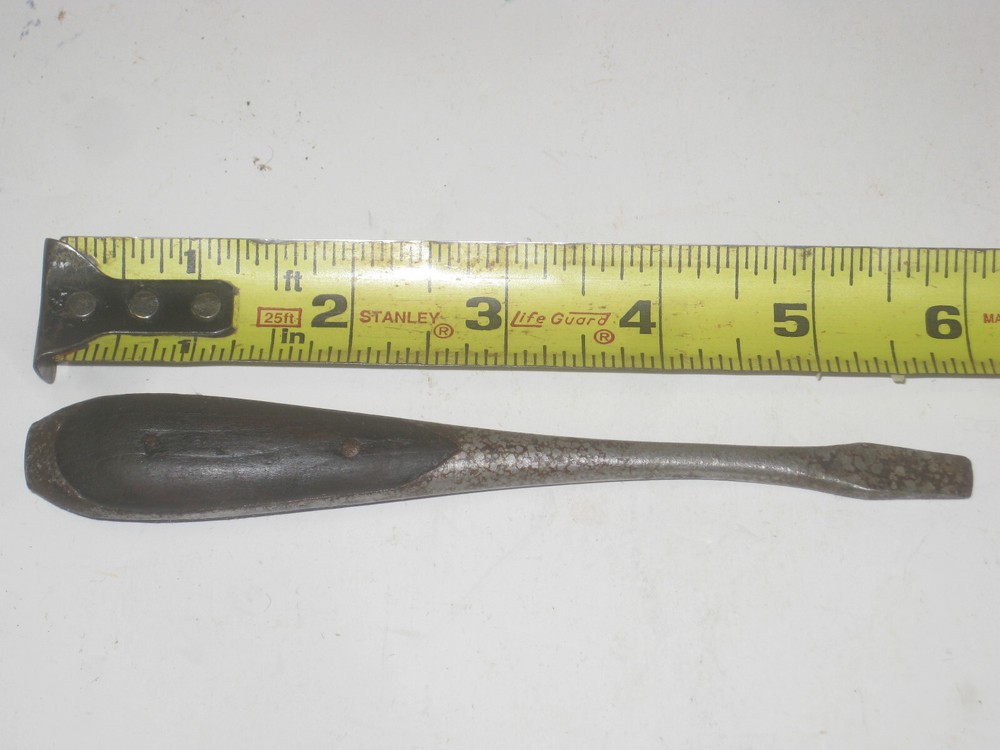 Vintage Wood Handle Flat Head Screwdriver “Perfect” Handle 6”