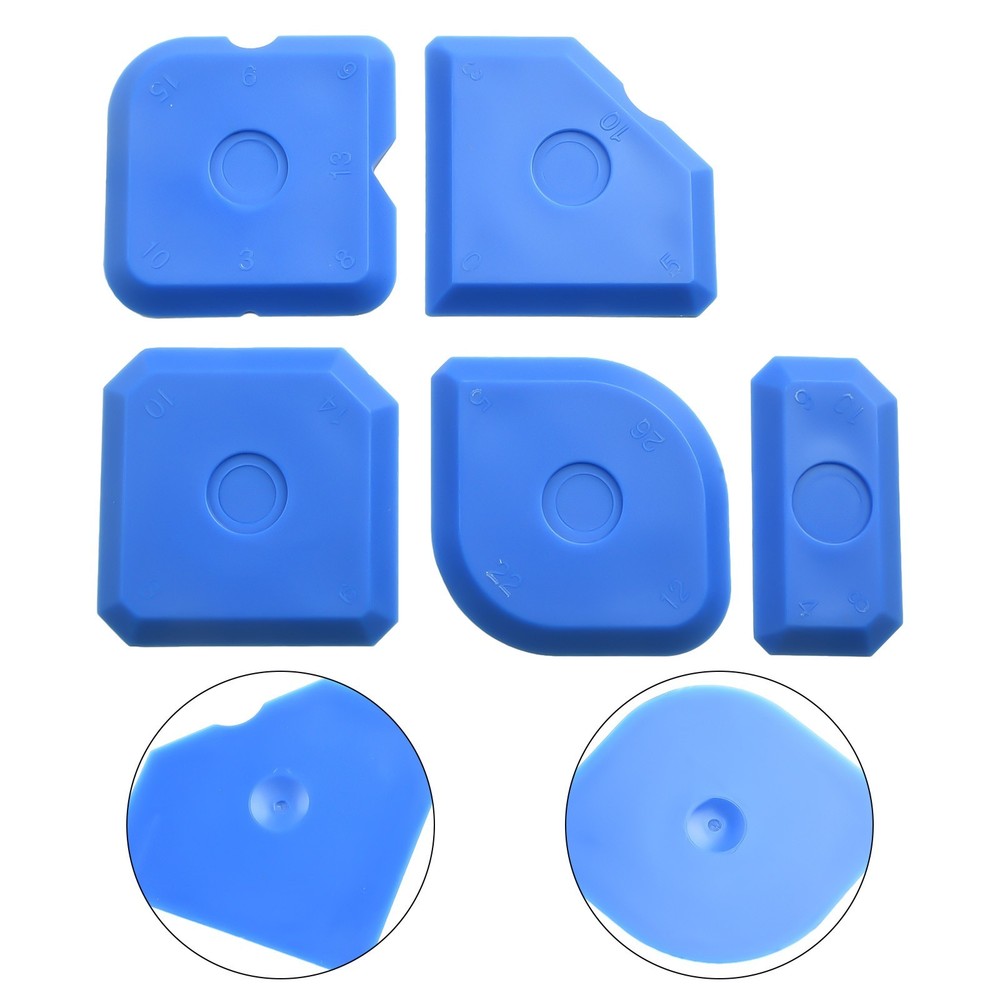 Easy and Efficient Silicone Application with 5 Piece Spreader Tool Set