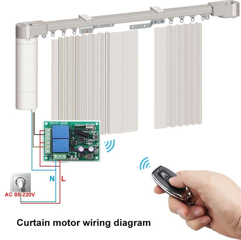 AC 110V 120V 220V Wireless RF Remote Control Relay Switch Universal 2-Ch Receive