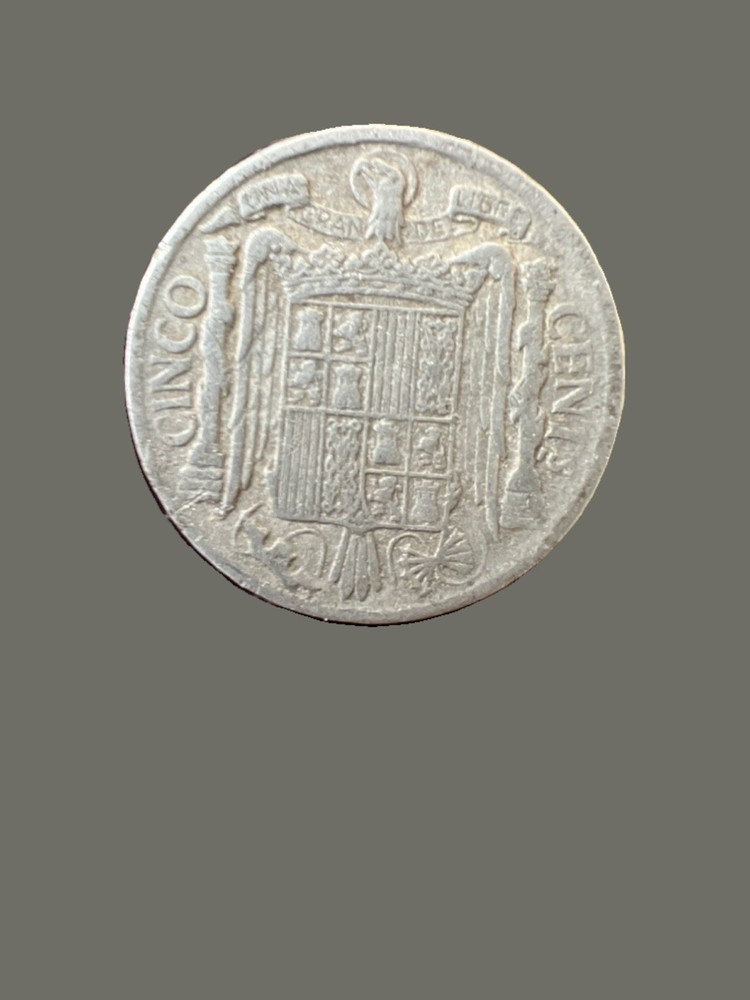 1940 Spain 5 Centimos