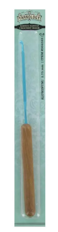 Yarnology Bamboo Handle Crochet Hook Various Sizes New