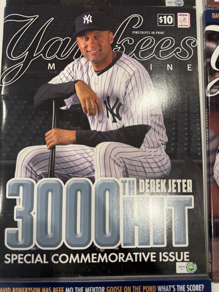 Collection of Derek Jeter 3000th Hit Game Programs