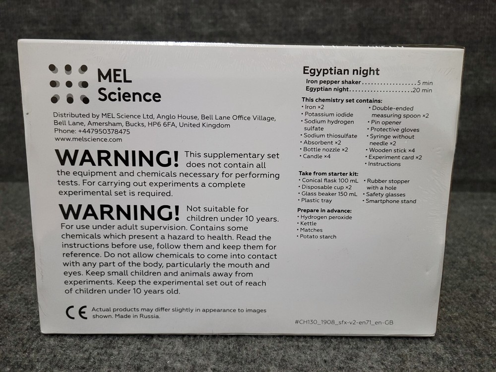 MEL Science Chemistry Kit EGYPTIAN NIGHT