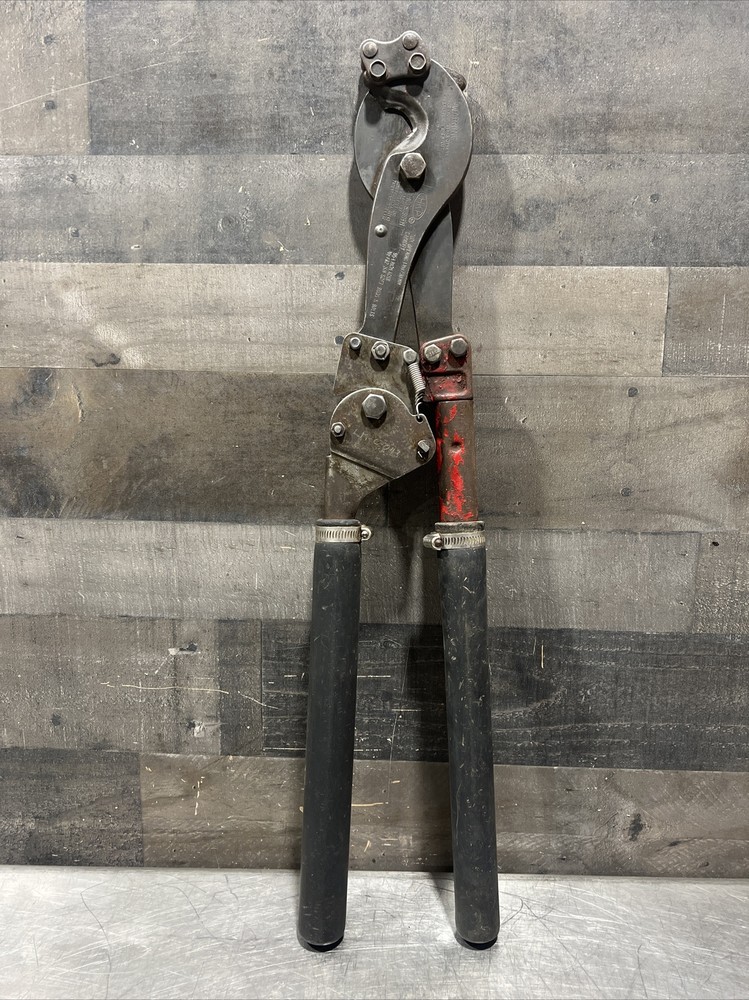 HK Porter 8690FH Ratchet Type Hard Cable Cutter. Item ID #8A