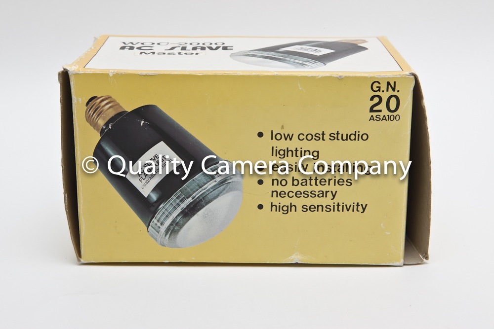WOC-2000 AC Slave Master G.N. 20 ASA 100 ~ Low cost studio lighting