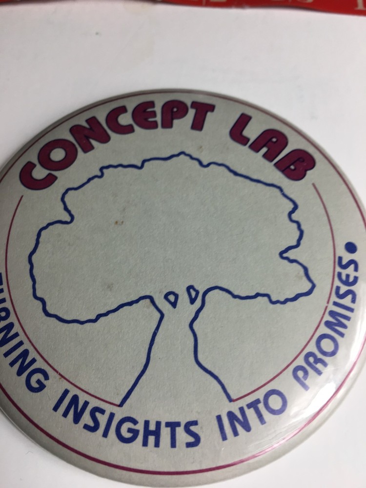 3" Concept Lab - Turning Insights Into Promises - pinback button