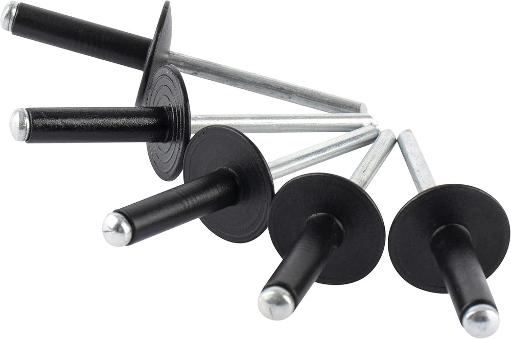 ISPINNER 50Pcs Large Flange Aluminum Blind Rivets, Pop Rivets