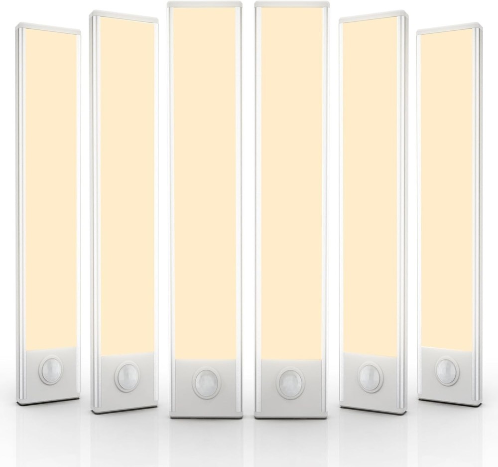 6 Pack Under Cabinet Lights Wireless 32 LED Motion Sensor Light Indoor