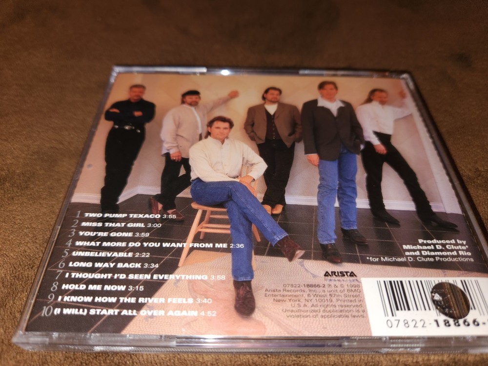 AUTOGRAPHED Diamond Rio Unbelievable CD Band Signed
