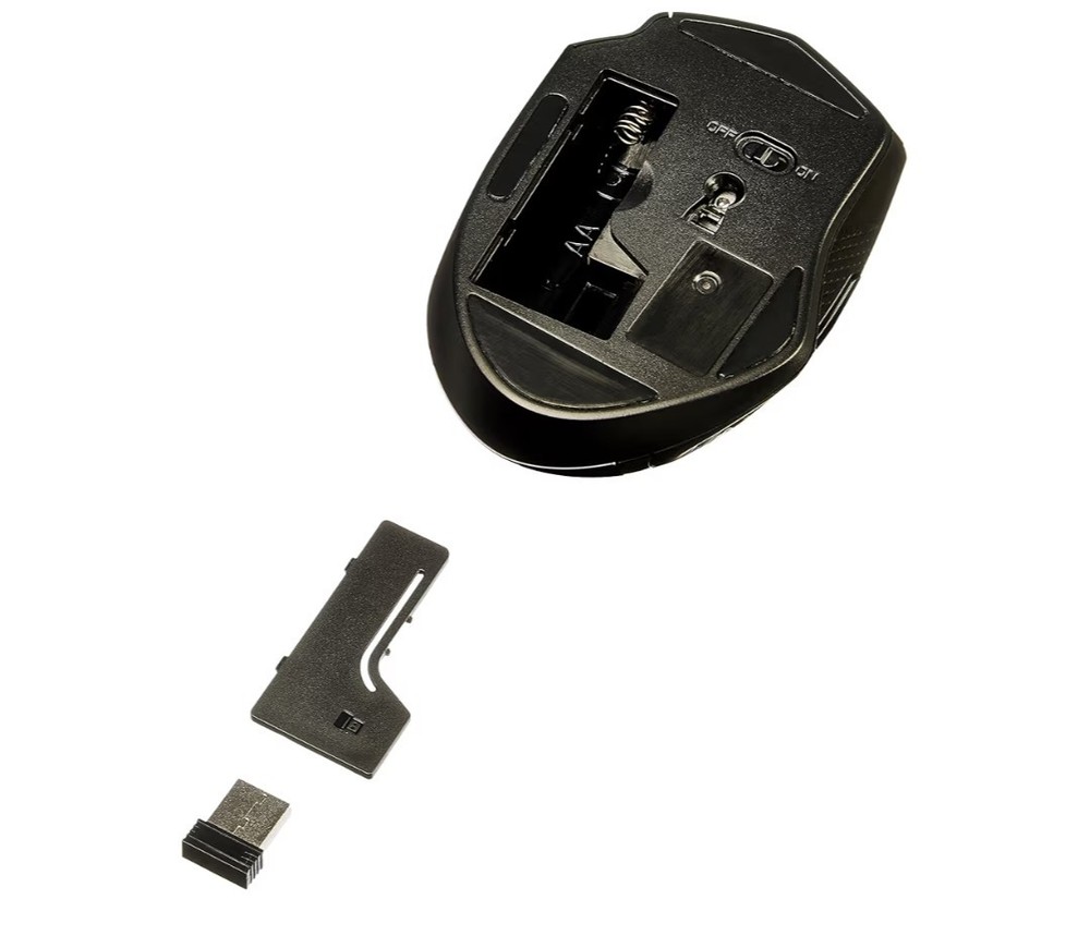 4pc OFFICE PACK Amazon Basics Ergonomic Wireless Mouse – 2.4 GHz Optical – NEW