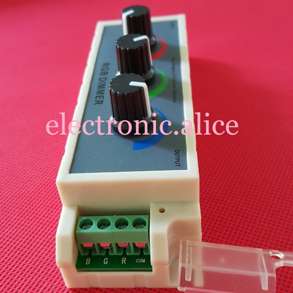 DC12-24V 3A rgb controller 3 channel RGB led dimmer controller for strip light