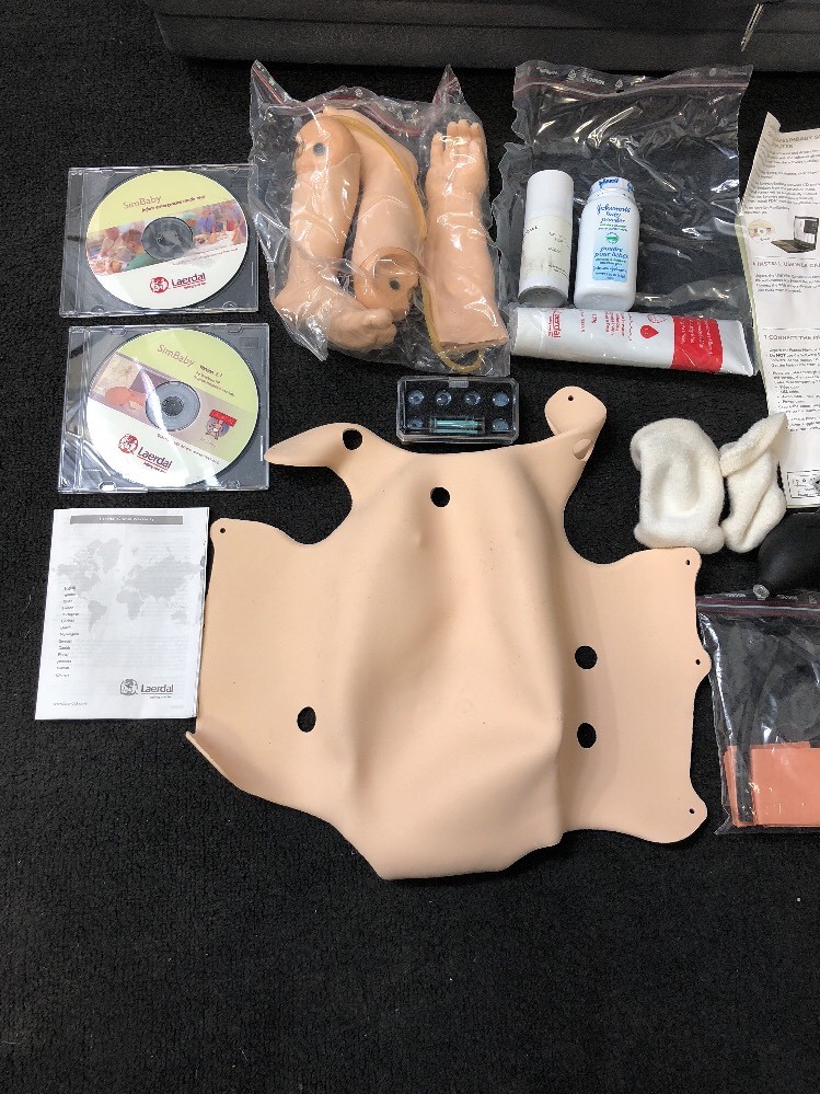 LAERDAL SimBaby Training Infant Patient Simulator w/DSS 110-2 Compressor See Des