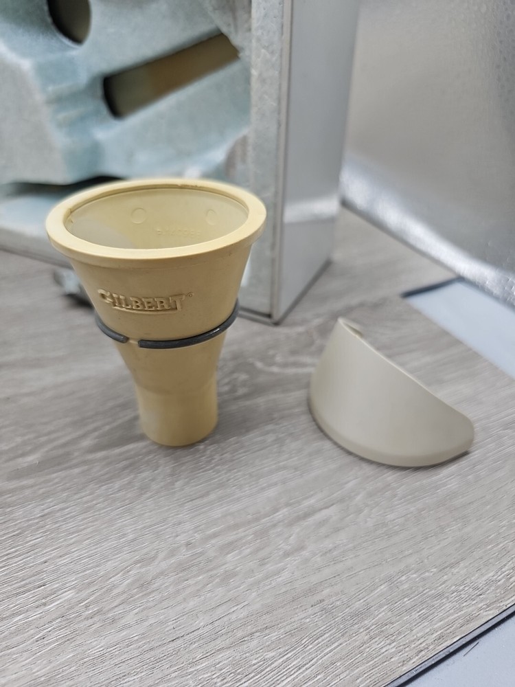 GILBERT Microscope & Lab Set in metal case incomplete