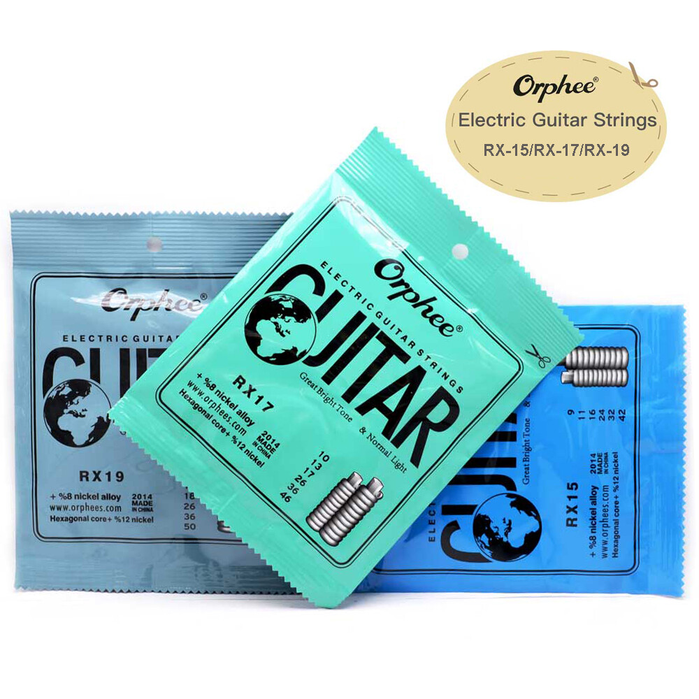 5/10 Pack Orphee Electric Guitar Strings RX-15/17/19 Extra /Super Light Medium #