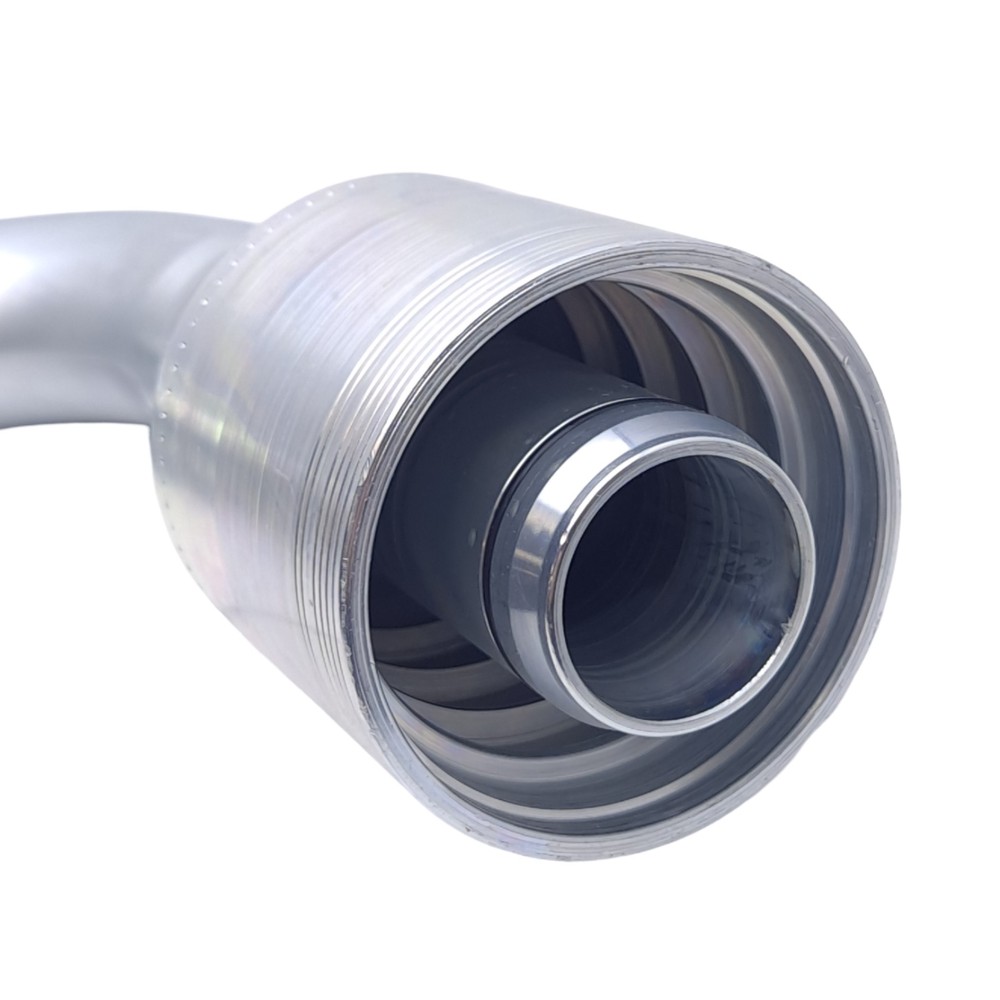 Danfoss 6S24FLB24 Crimp Hose °90 Fitting, 1.5in Split Flange Code 61, 2950PSI