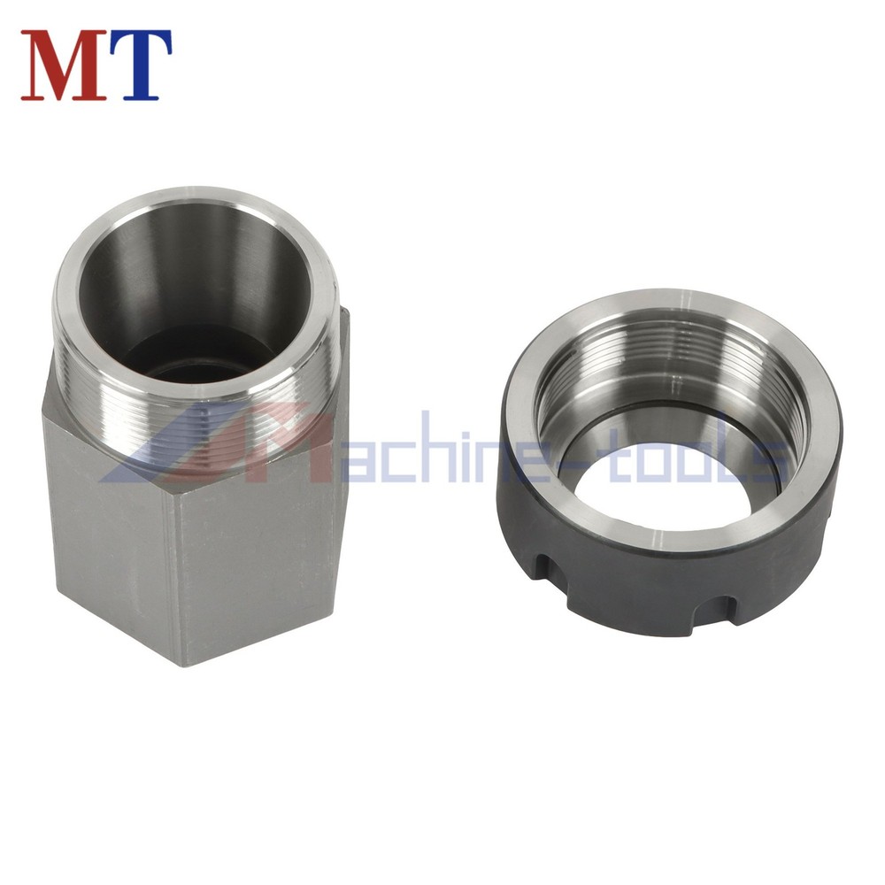 Collet Block Spring ER32 Hex & Square Chuck Holder Set For CNC Milling Machine