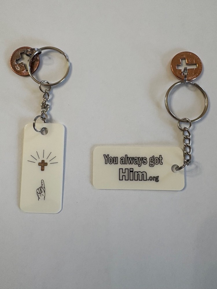 Cross Penny Keychain- Quantity 40 for $7