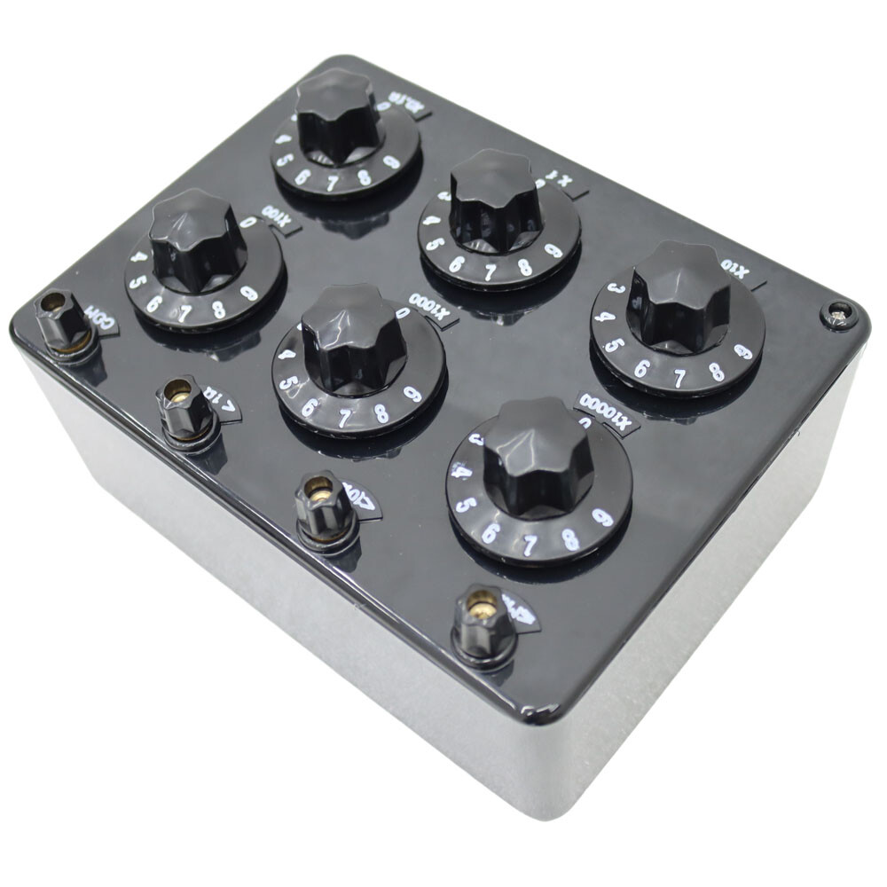 Precision Variable Decade Resistor Resistance Box Experiment Teach 0.1~99.9999kΩ
