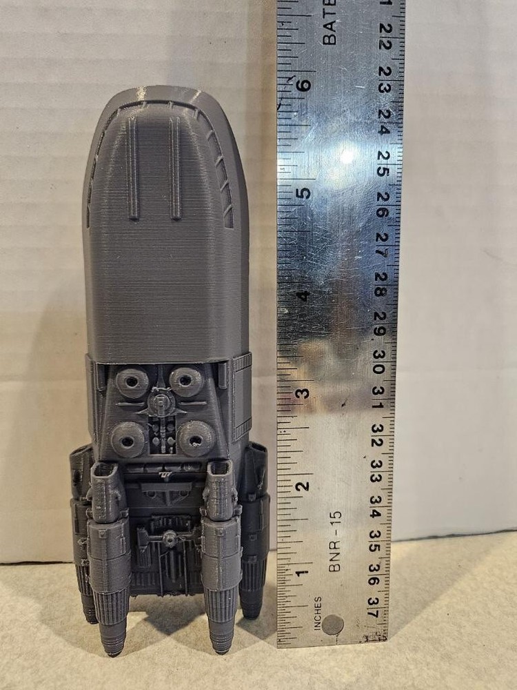 3d Printed Colonial Shuttle 6in Model Printed Whole