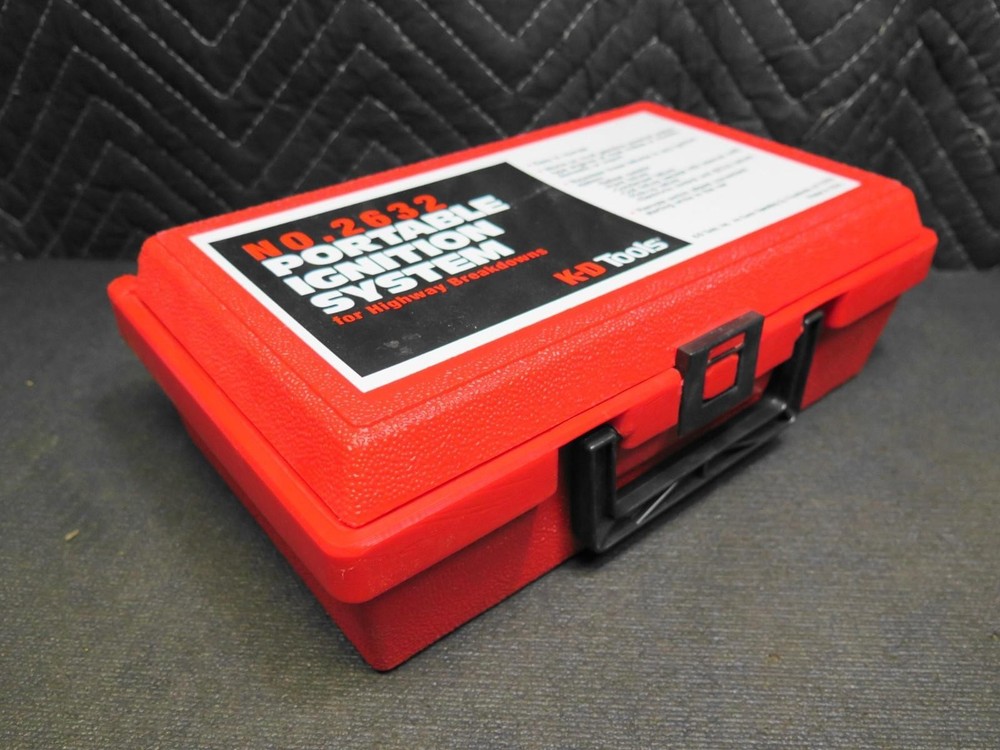 KD Tools 2632 Portable Ignition System Bypass for Breakdowns K-D Red Case NICE!