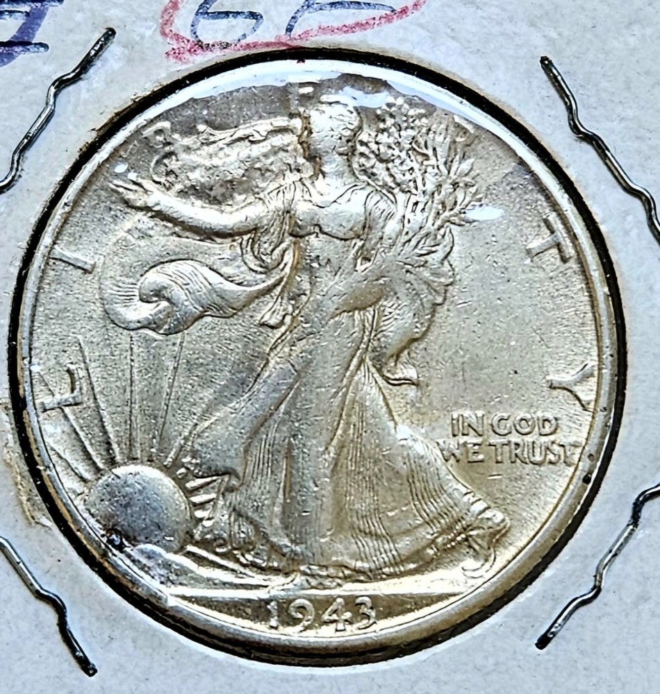 1943-S Walking Liberty Half Dollar, 90% Silver