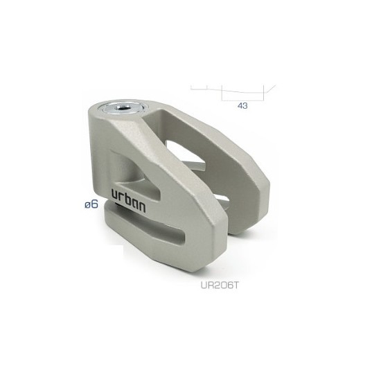 Urban Antitheft Disc UR206 6 Mm Titanium Free Reminder Cable