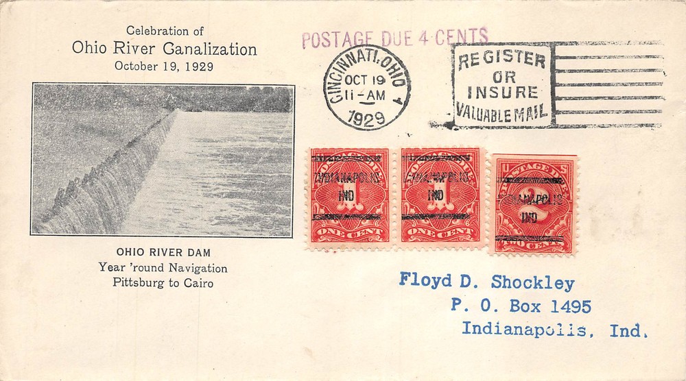 681 2c Ohio River, Floyd Shockley cachet with Cincinnati cancel [832276]