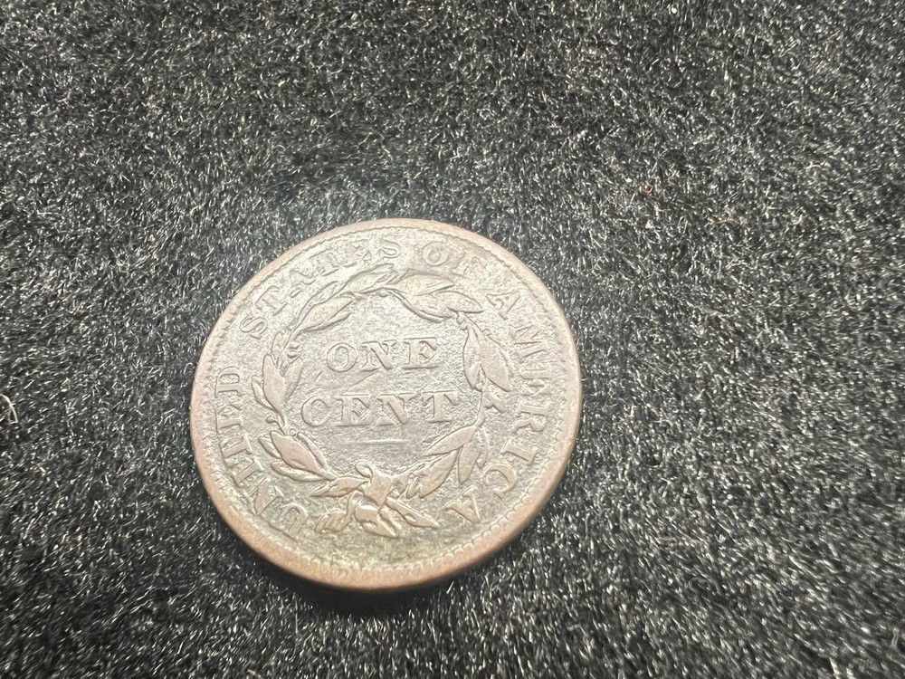 1836 Coronet Head Large Cent XF