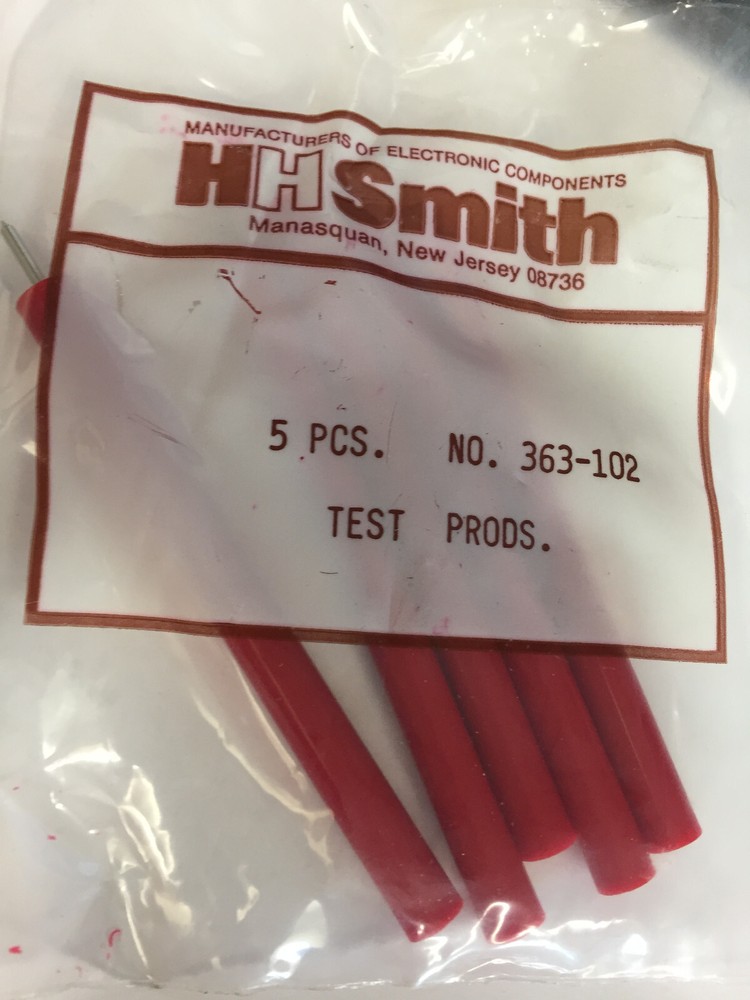 HH SMITH 363-102 TEST PRODS RED 5PCS