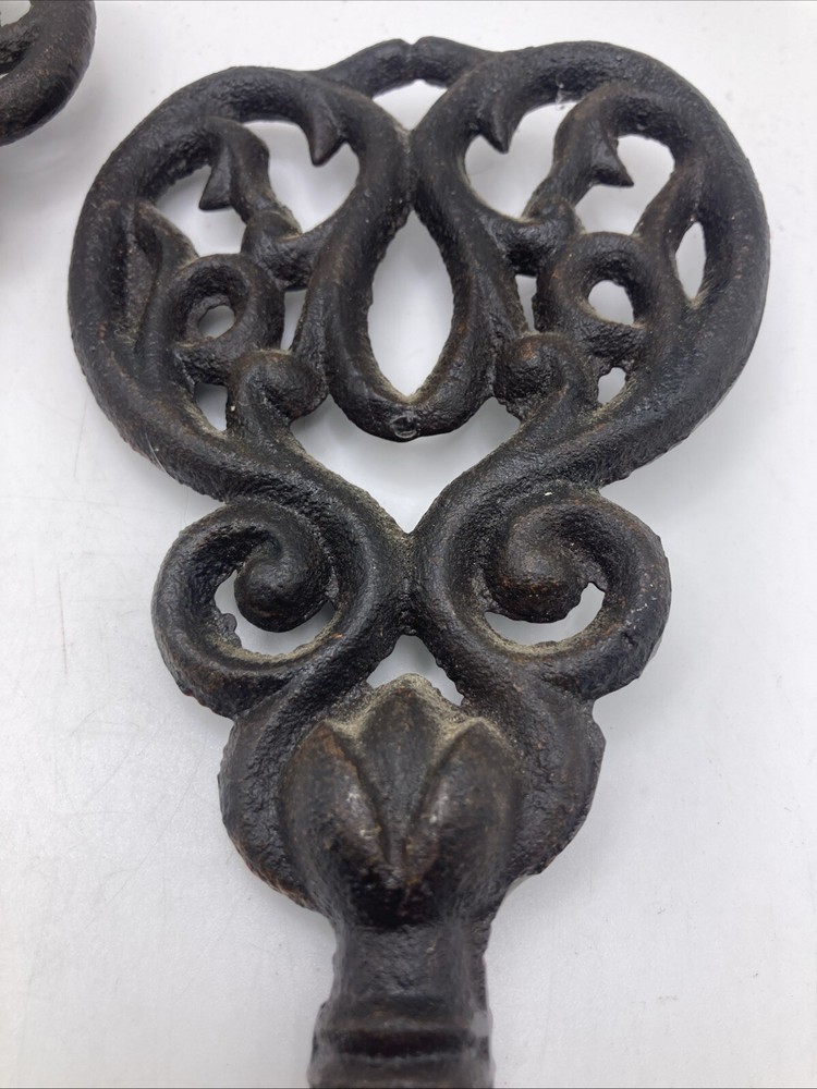 Two Metal Keys, decor/ Paper weights 12”