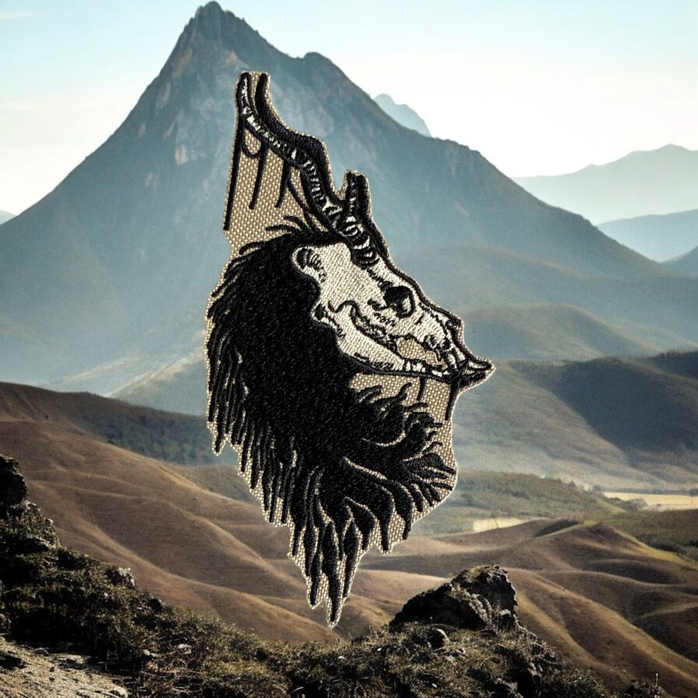 Frozen Terror Wendigo Embroidery Patch 3" X 6"